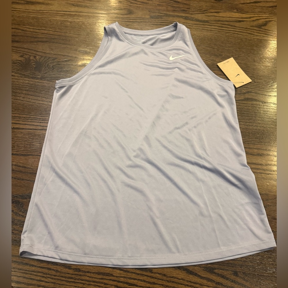 Nike Women's periwinkle dri-fit Tank Top